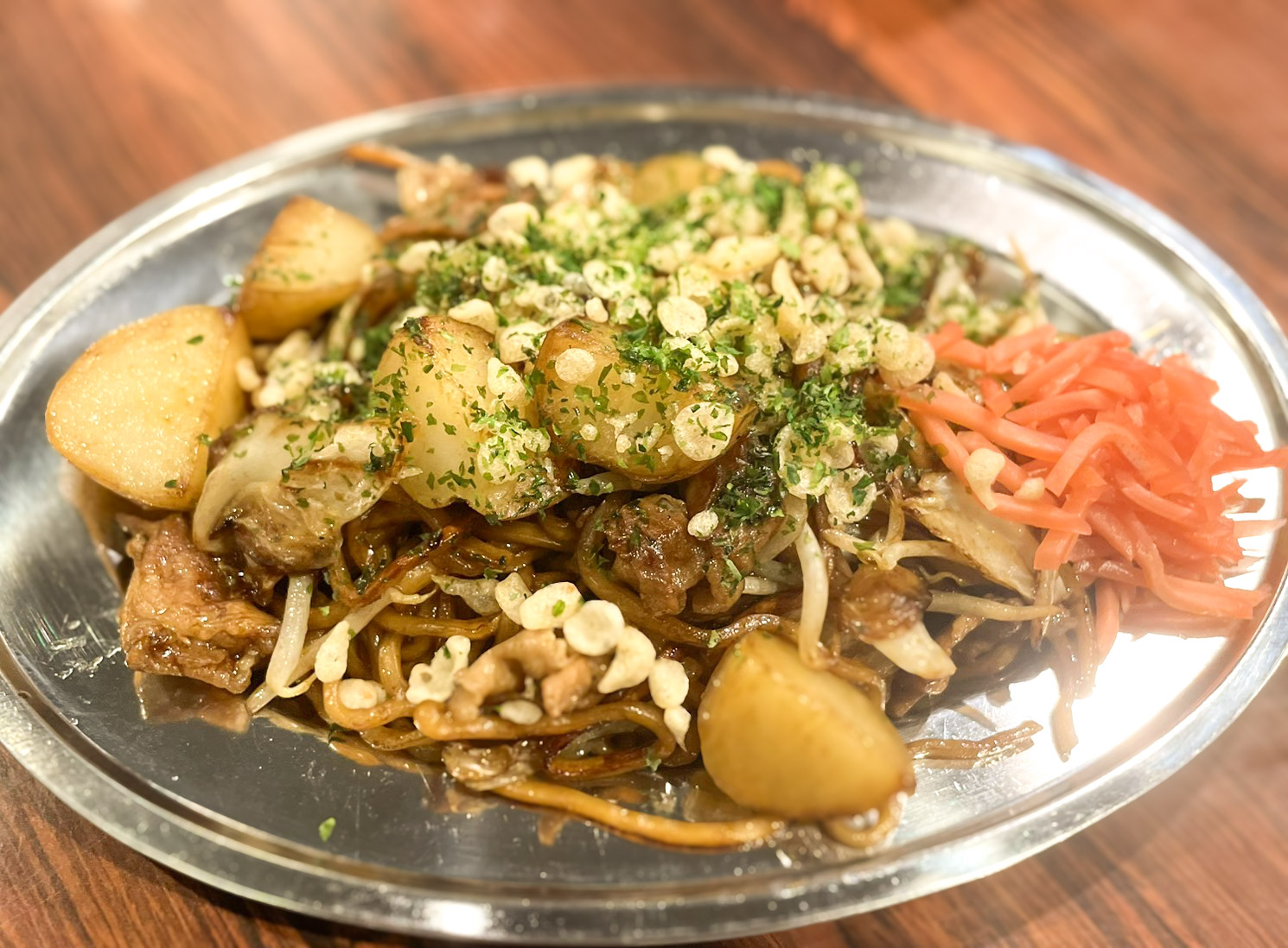 ジャガイモ入り呑ちゃん焼きそば